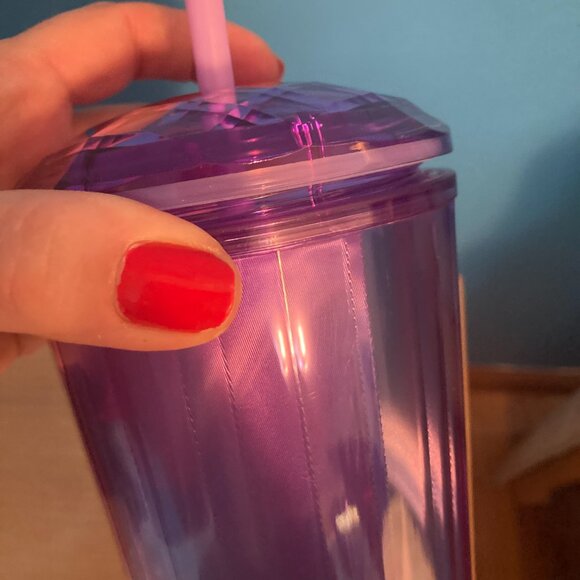 Starbucks Purple Tumbler with Domed Lid 24oz NEW - Picture 6 of 6